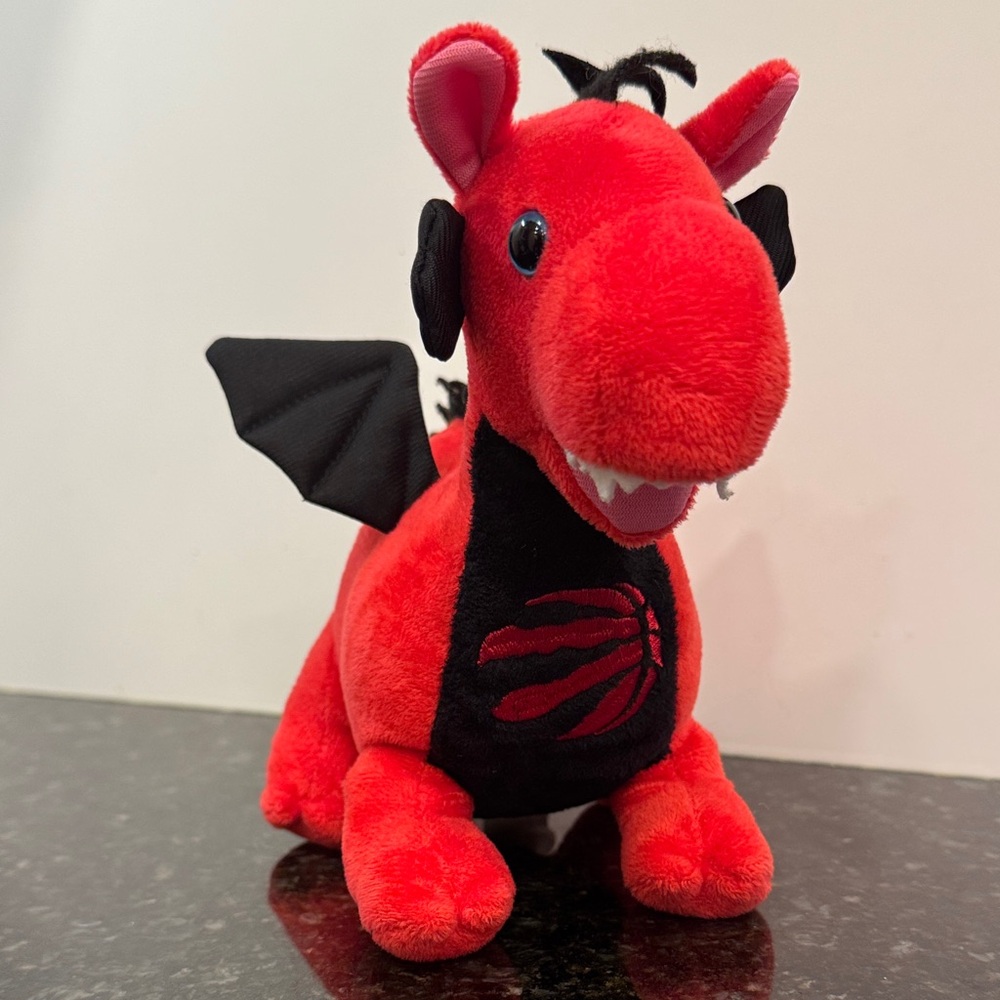 Foco Raptors Basketball Dragon 13" Plush Soft Toy Stuffed Animal